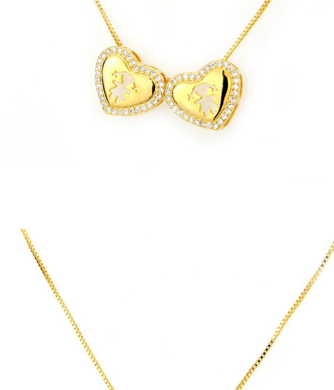 Fashion Gold Color Girl Pattern Decorated Necklace,Necklaces