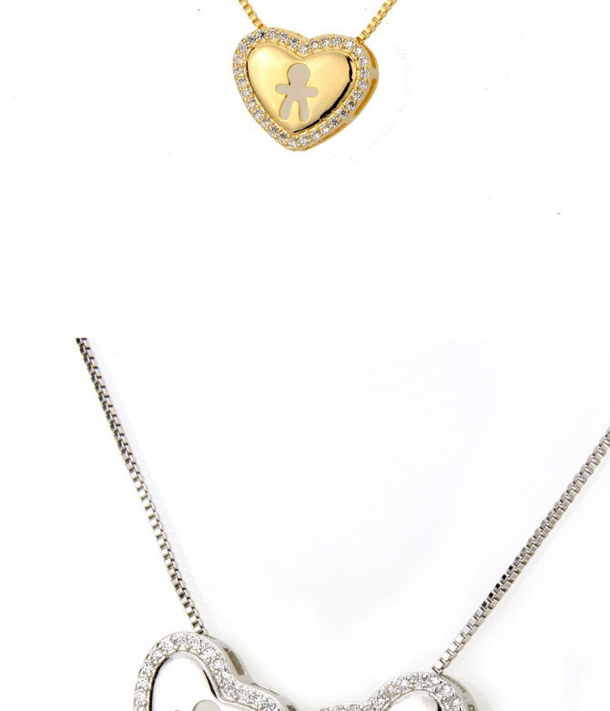 Fashion Gold Color Girl Pattern Decorated Necklace,Necklaces