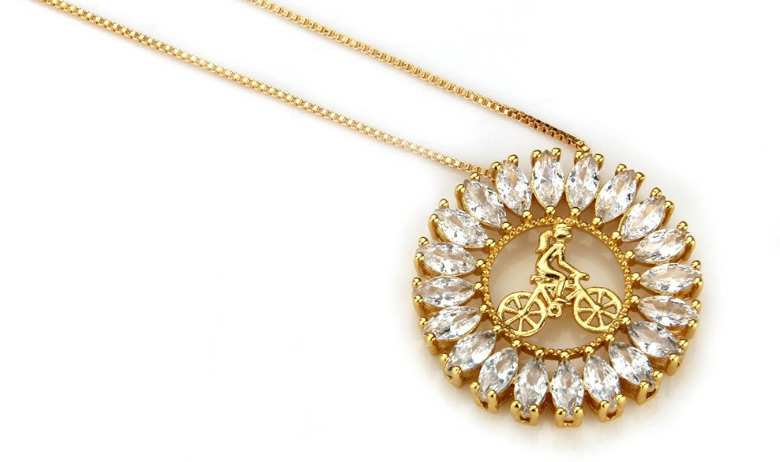 Fashion Gold Color Hollow Out Design Necklace,Necklaces