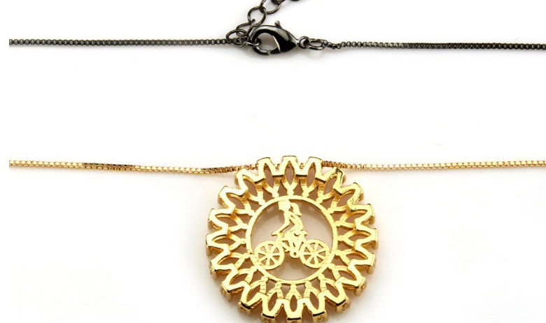 Fashion Gold Color+white Hollow Out Design Necklace,Necklaces