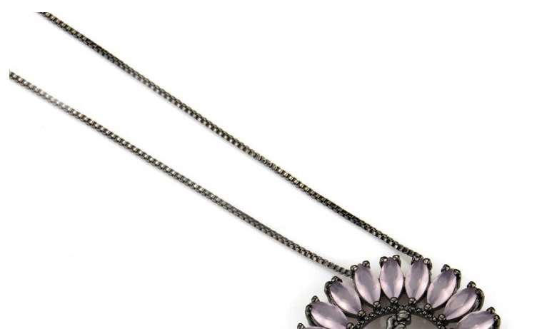 Fashion Black+white Hollow Out Design Necklace,Necklaces
