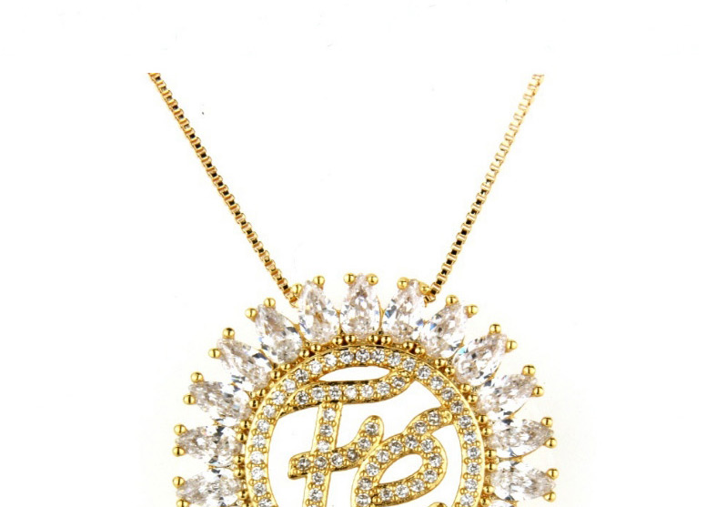 Fashion White Letter Shape Decorated Hollow Out Necklace,Necklaces