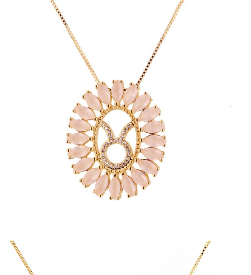 Fashion Gold Color Virgo Shape Decorated Necklace,Necklaces