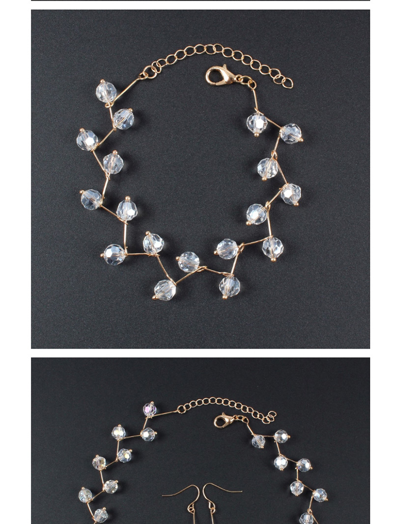 Fashion Champagne Pure Color Decorated Bracelet,Jewelry Sets