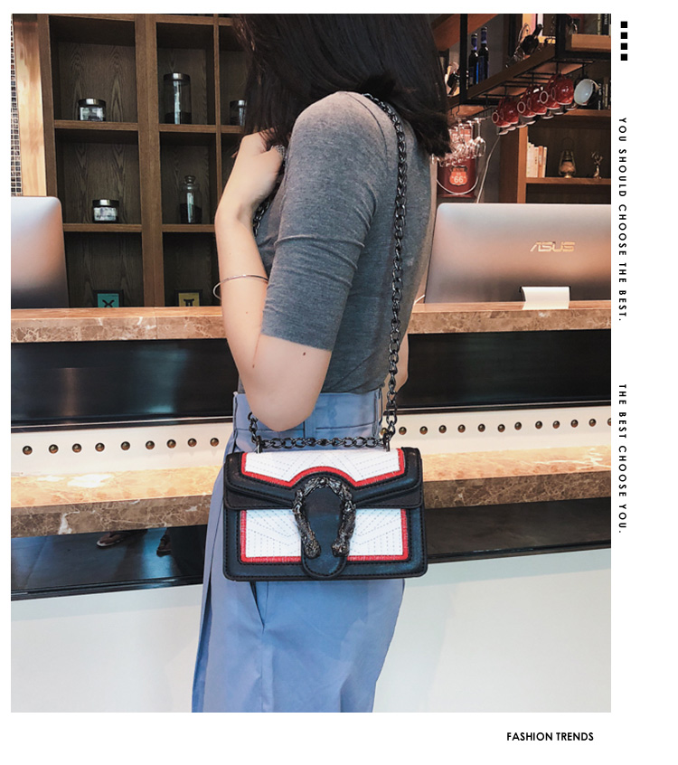 Fashion Black Square Shape Design Shoulder Bag(small),Shoulder bags