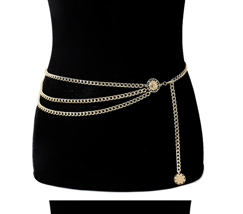 Fashion Gold Alloy Multilayer Chain Body Chain,Body Chain
