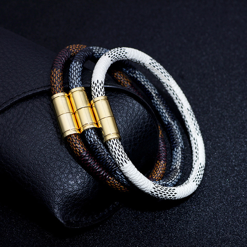 Elegant Black Stripe Pattern Decorated Bracelet,Fashion Bracelets
