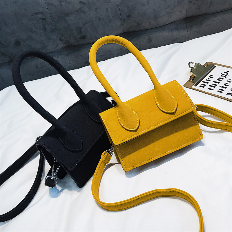 Fashion Beige Pure Color Design Mini Shoulder Bag,Handbags