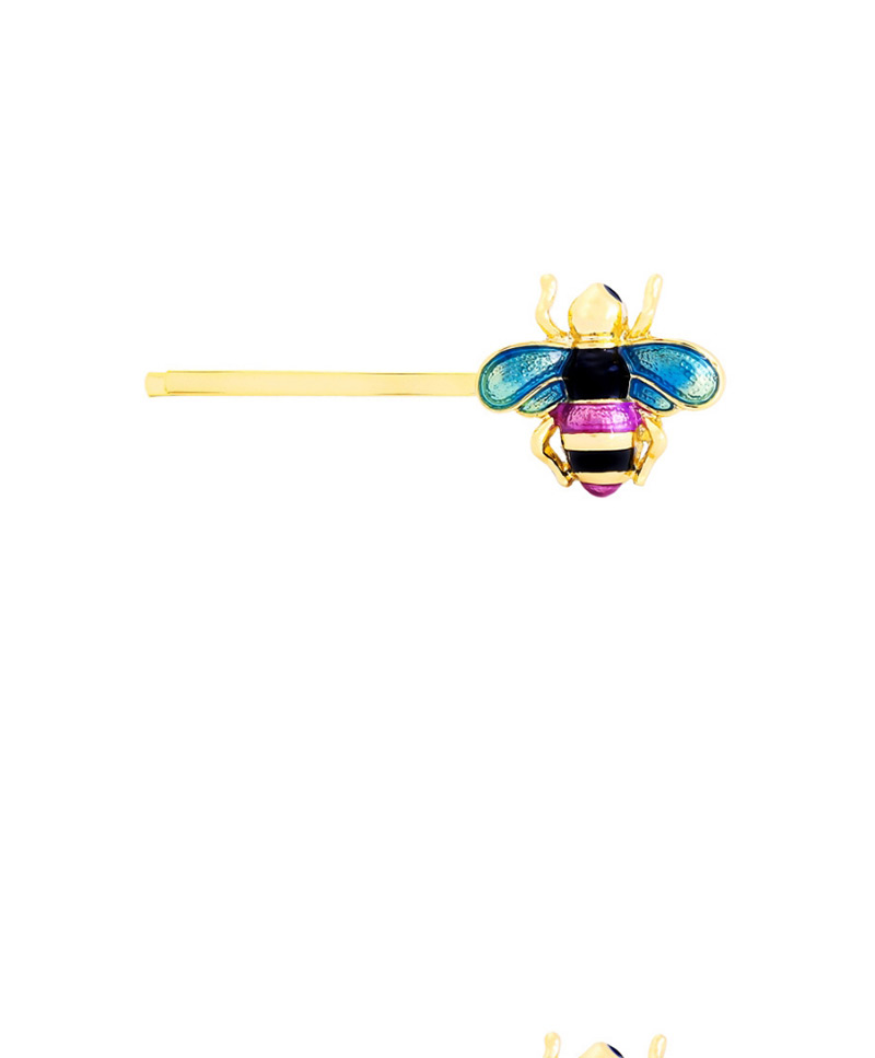 Lovely Blue+orange Bee Shape Decorated Hairpin,Hairpins