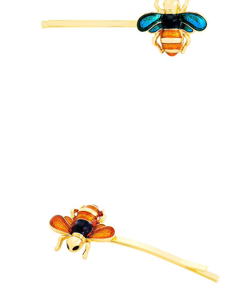 Lovely Blue+purple Bee Shape Decorated Hairpin,Hairpins