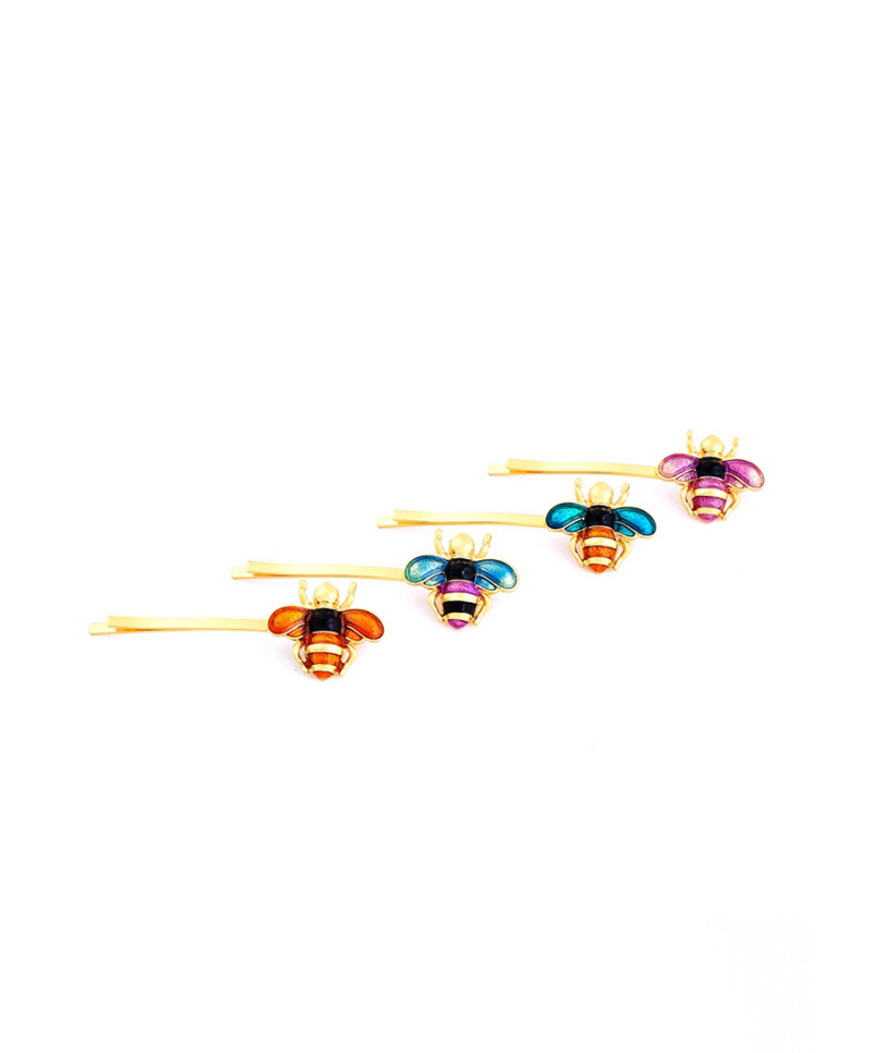 Lovely Light Purple Bee Shape Decorated Hairpin,Hairpins