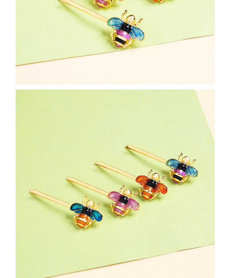 Lovely Blue+purple Bee Shape Decorated Hairpin,Hairpins