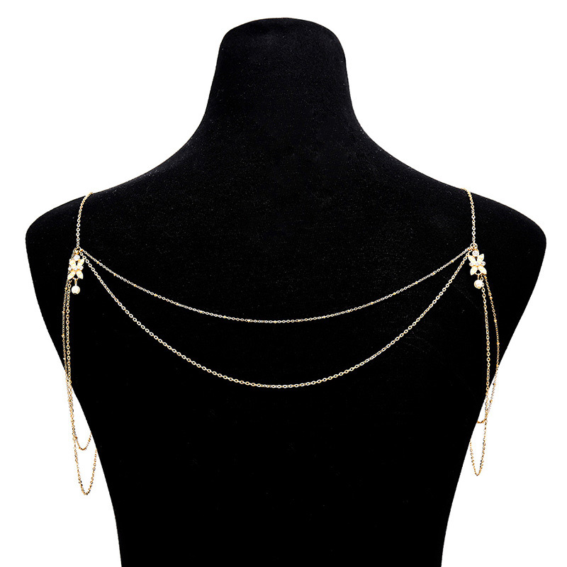 Fashion Silver Color Full Diamond Decorated Body Chain,Body Piercing Jewelry