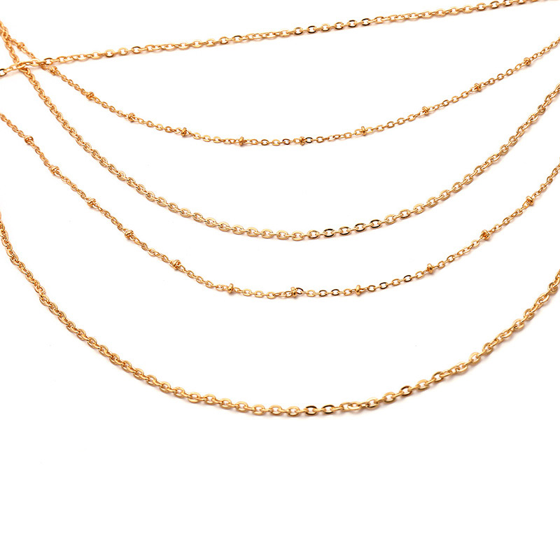 Fashion Gold Color Full Diamond Decorated Body Chain,Body Piercing Jewelry