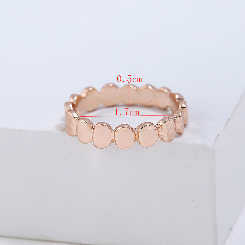 Fashion Rose Gold Wave Shape Design Pure Color Ring,Fashion Rings