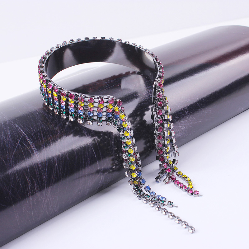 Fashion Multi-color Full Diamond Decorated Bracelet,Fashion Bangles
