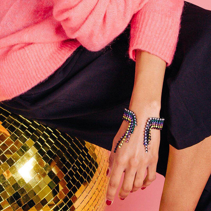 Fashion Multi-color Full Diamond Decorated Bracelet,Fashion Bangles