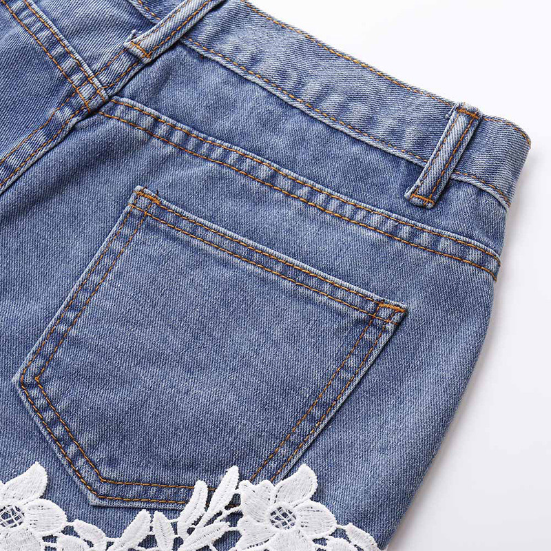 Fashion Black Flower Pattern Decorated Short Pants,Shorts