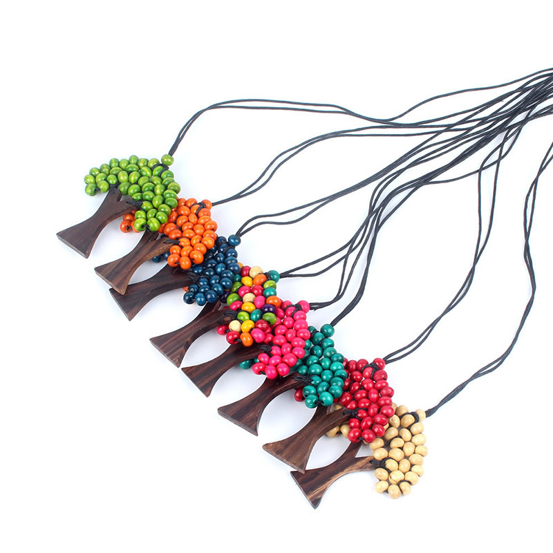Fashion Orange Tree Shape Decorated Necklace,Pendants