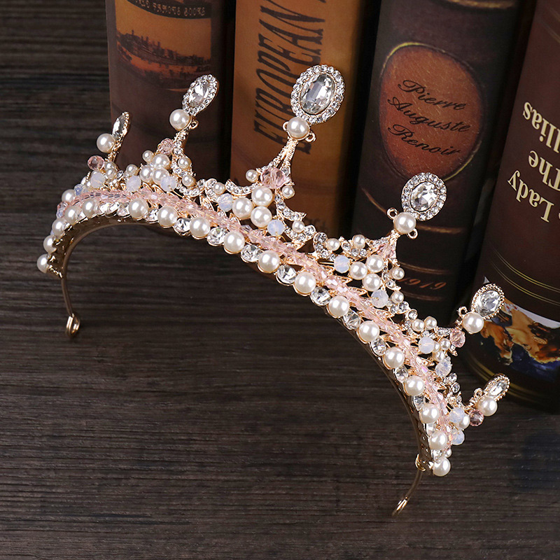 Fashion Rose Gold Crown Shape Decorated Hair Accessories,Head Band