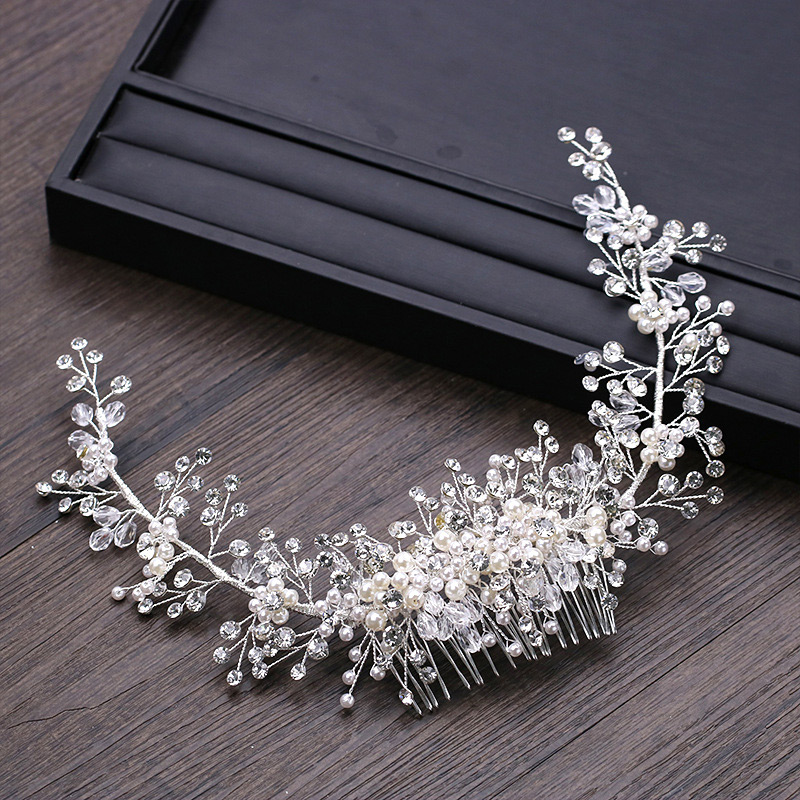 Fashion White Full Diamond Decorated Hair Accessories,Hairpins
