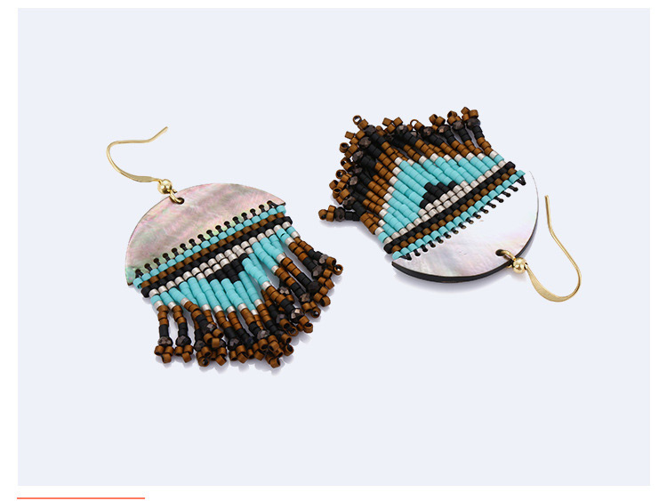 Fashion Multi-color Tassel Decorated Earrings,Earrings