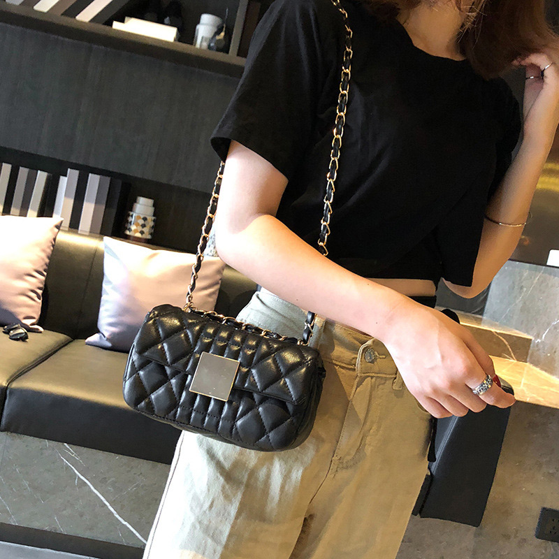 Fashion Khaki Square Shape Decorated Shoulder Bag,Messenger bags