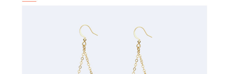 Fashion Gold Color Letter Pattern Decorated Earrings,Earrings
