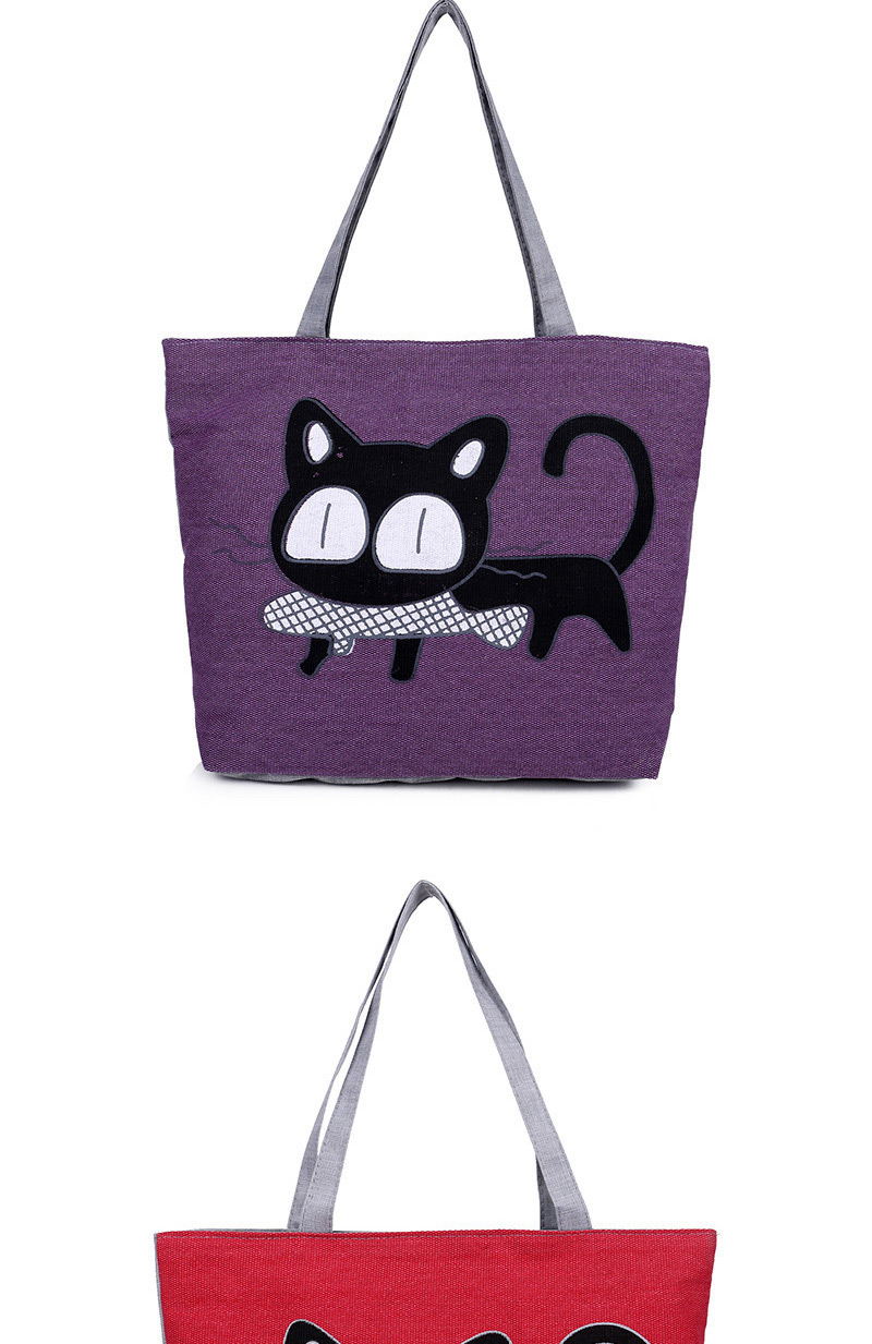 Fashion Green Cat Pattern Decorated Bag,Messenger bags