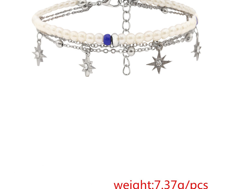 Fashion Silver Color Star Shape Decorated Ankle Chain,Fashion Anklets