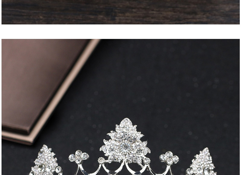 Fashion Silver Color Crown Shape Decorated Hair Accessories,Stud Earrings