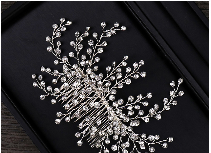 Fashion White Full Diamond Decorated Hair Accessories,Hairpins