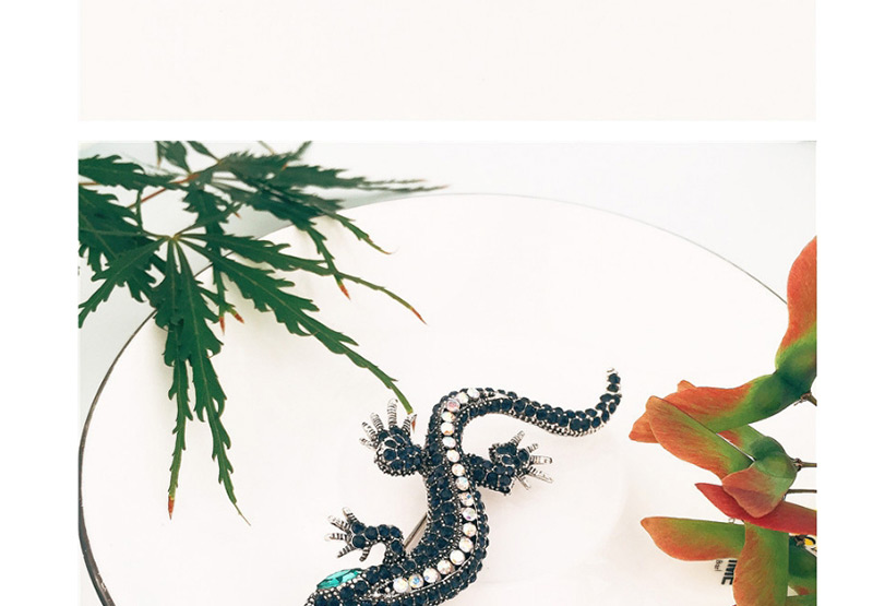Fashion Navy Gecko Shape Design Brooch,Korean Brooches