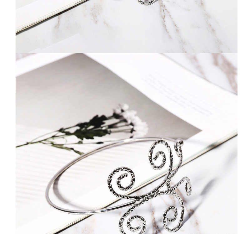 Fashion Silver Color Butterfly Shape Decorated Opening Bracelet,Fashion Bangles