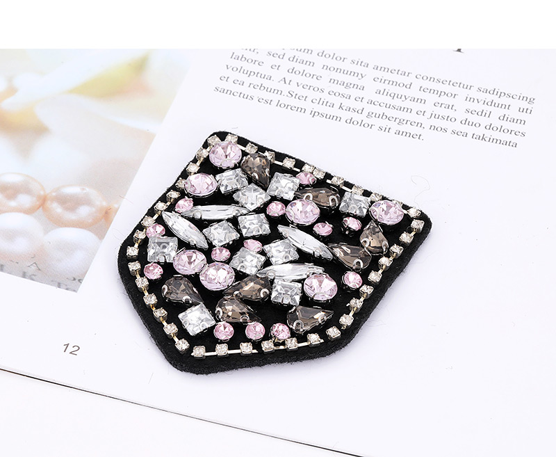 Fashion Multi-color Diamond Decorated Patch,Household goods
