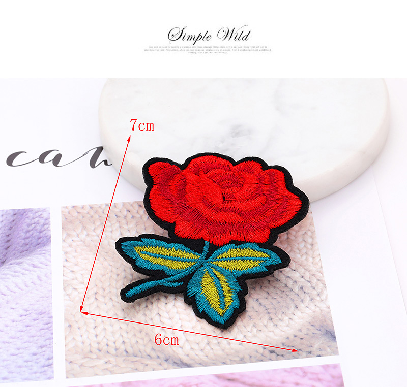 Fashion Red Flower Shape Decorated Patch,Household goods
