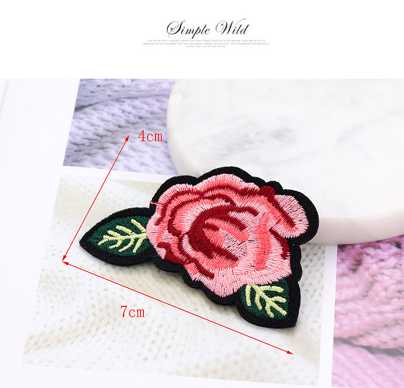 Fashion Pink Flower Shape Decorated Patch,Household goods