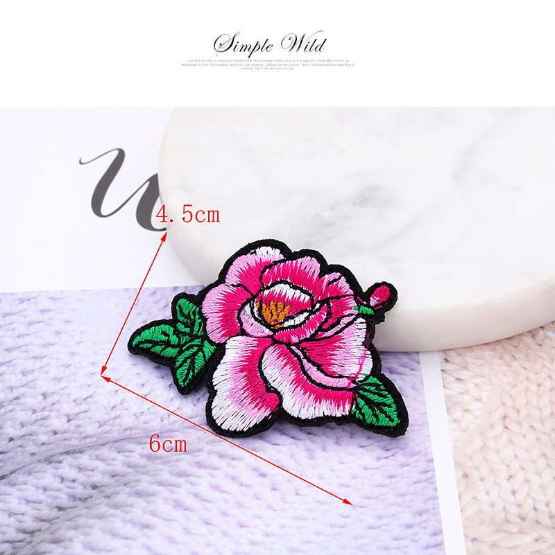 Fashion Plum Red Flower Shape Decorated Patch,Household goods