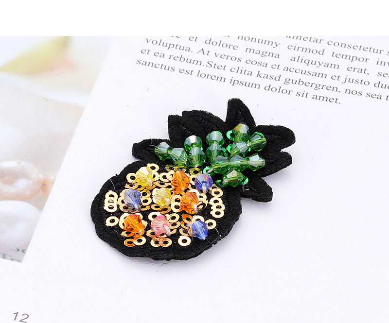 Fashion Multi-color Pineapple Shape Decorated Patch,Household goods