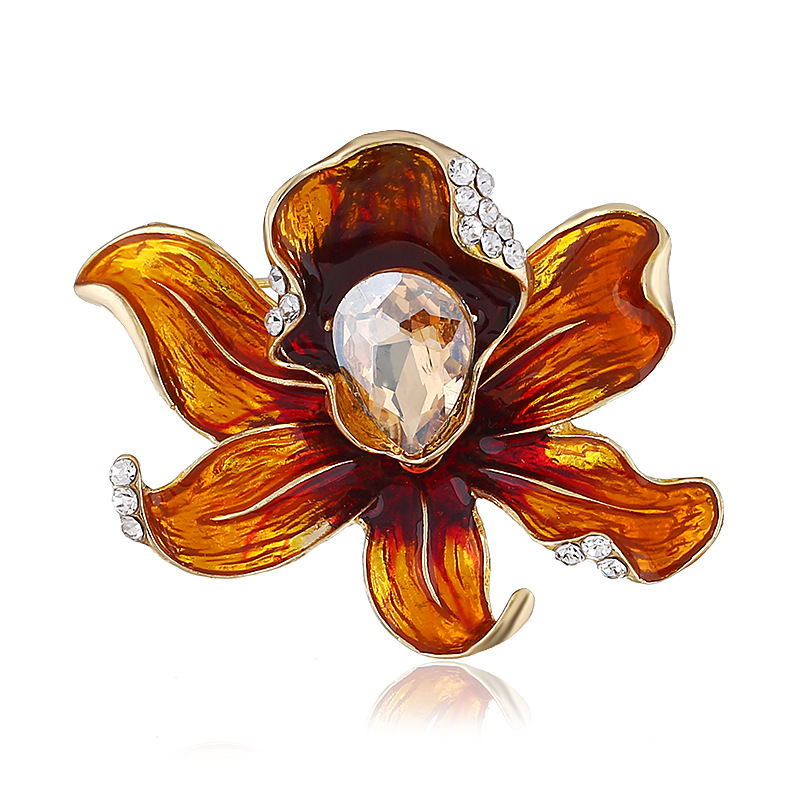 Fashion Yellow Flower Shape Decorated Brooch,Korean Brooches