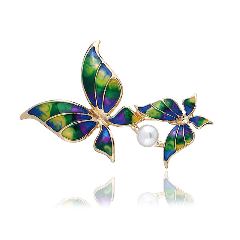 Fashion Green Butterfly Shape Decorated Brooch,Korean Brooches