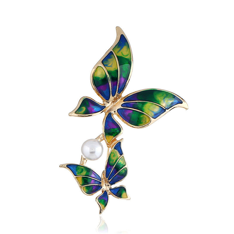 Fashion Green Butterfly Shape Decorated Brooch,Korean Brooches