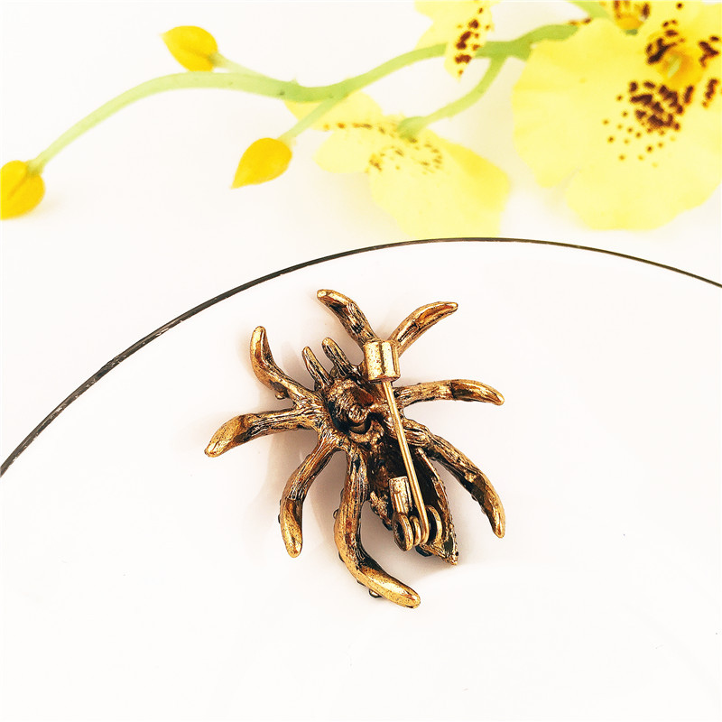 Fashion Black Spider Shape Decorated Brooch,Korean Brooches