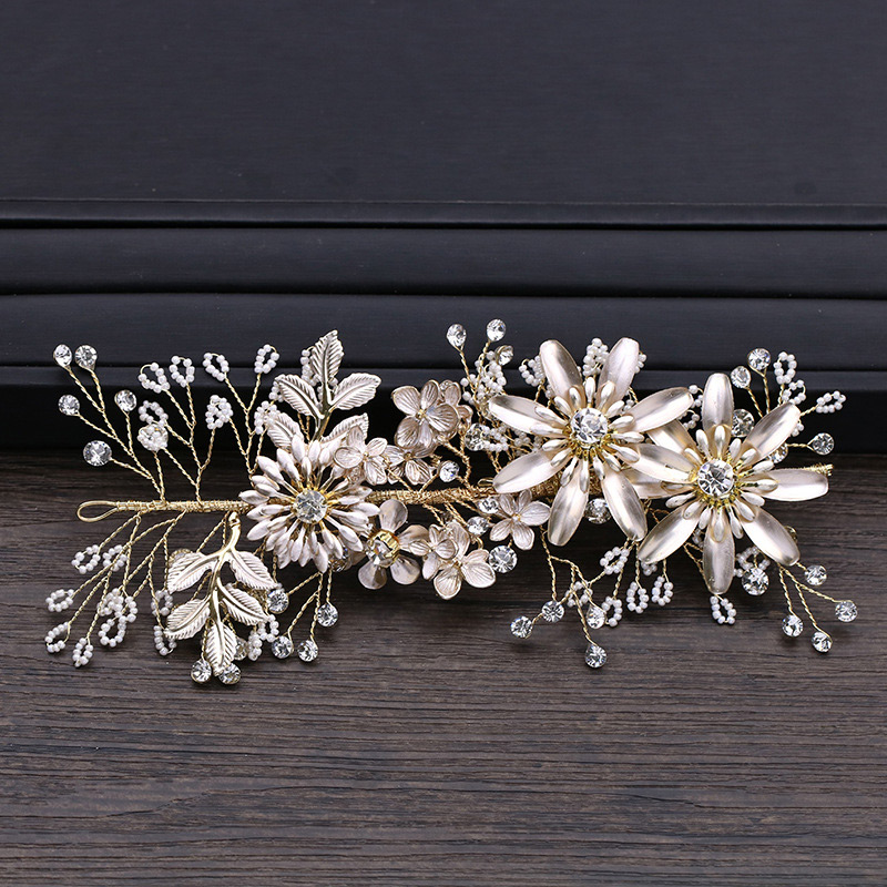 Fashion White Flowers&leaf Decorated Hair Accessories,Hairpins