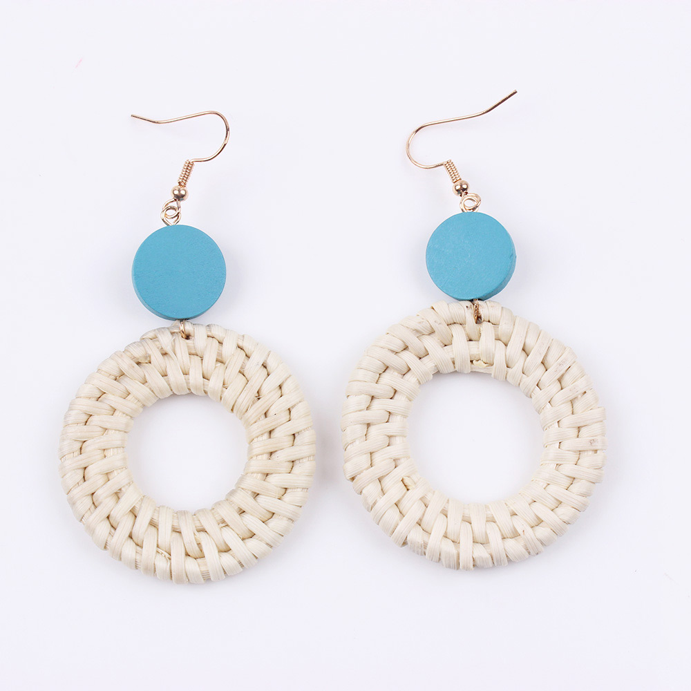 Fashion White Round Shape Decorated Earrings,Drop Earrings