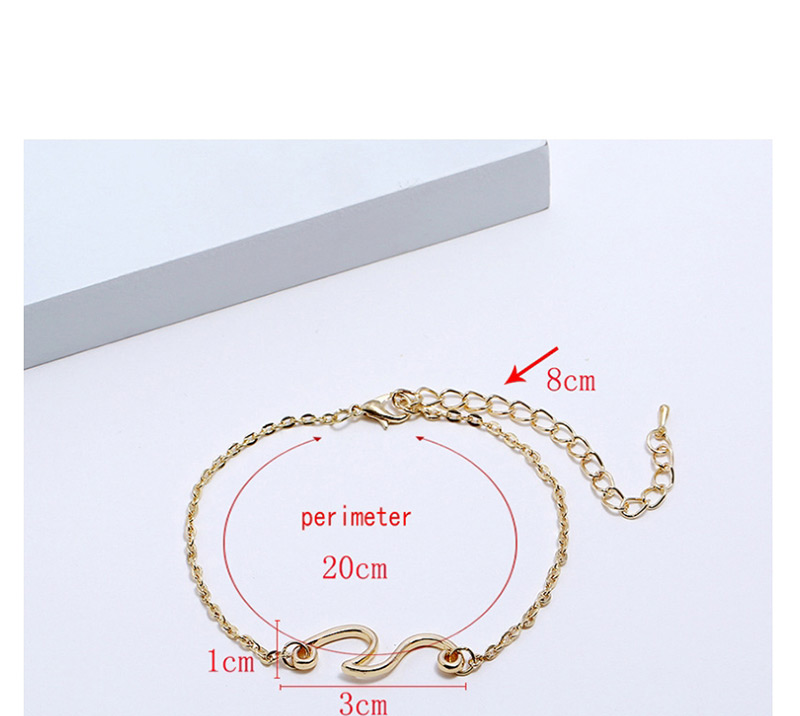 Fashion Gold Color Pure Color Decorated Anklet,Fashion Anklets