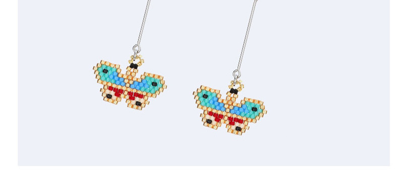Fashion Multi-color Butterfly Shape Decorated Earrings,Earrings