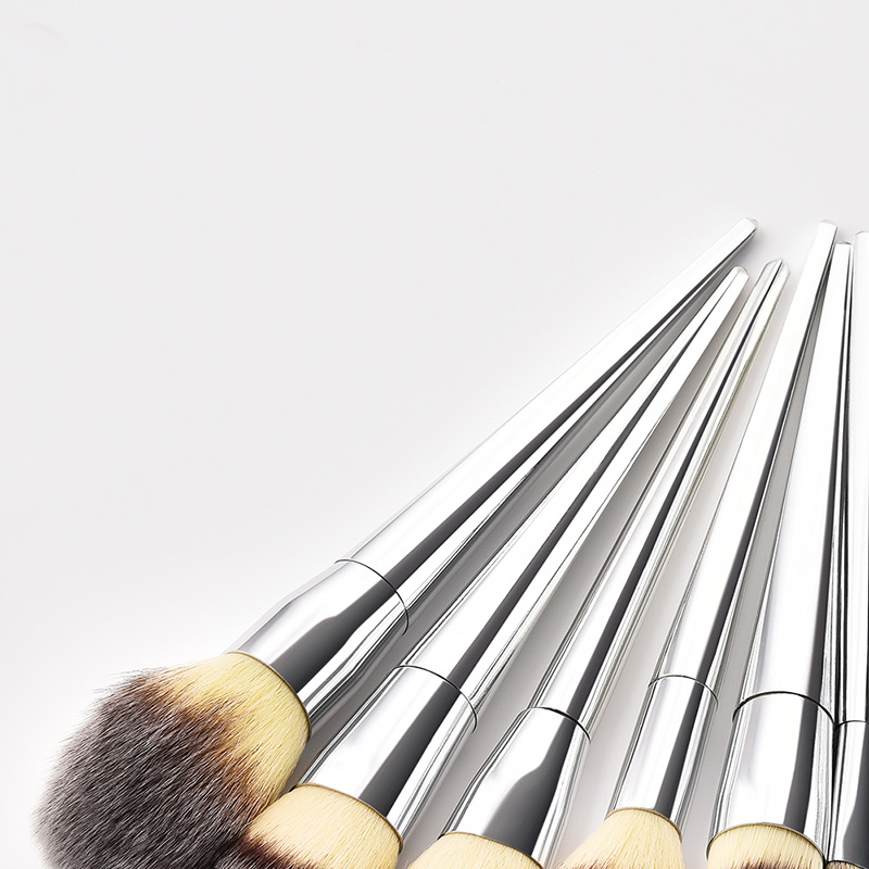 Fashion Brown+yellow Color Matching Design Cosmetic Brush(12pcs),Beauty tools