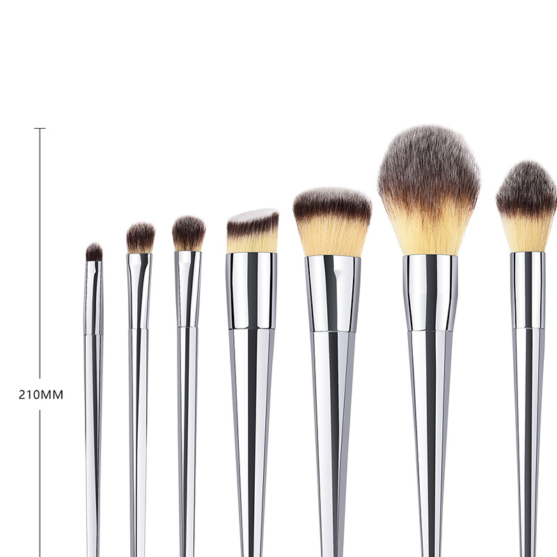 Fashion Brown+yellow Color Matching Design Cosmetic Brush(12pcs),Beauty tools