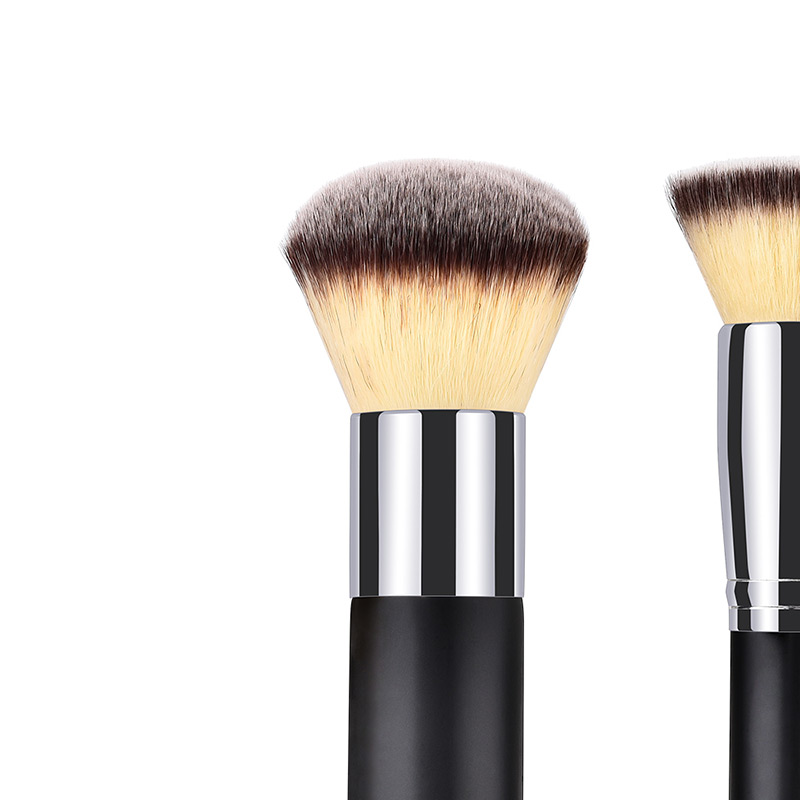 Fashion Silver Color+black Color Matching Design Cosmetic Brush(2pcs),Beauty tools